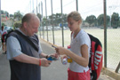 rejža a tenistka Lucie Šafářová na Fed Cupu v Cagnes sur Mer ve Francii/červenec 06/